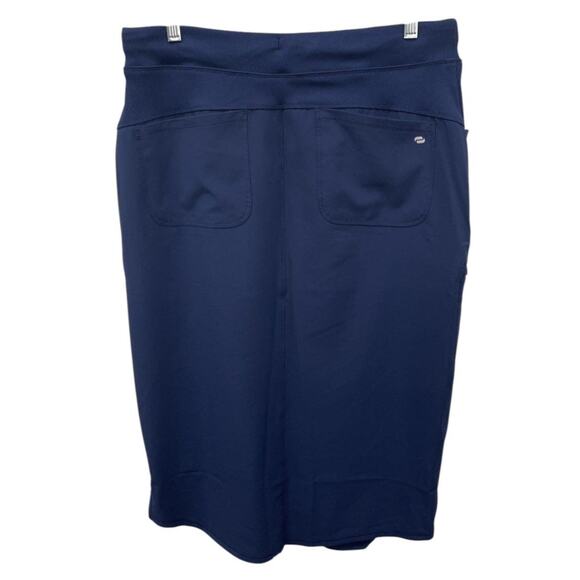 NWT | Infinity 30" Drawstring Scrub Skirt | Navy | Women's M - Picture 3 of 6